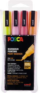 Posca Marker Pc3M Ass 4X Gl