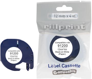 Rill Comp Tape Lt 12Mm Pap Wit