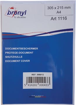 Bronyl U-Map Transp Pvc A4