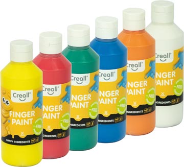 Vingerverf Happy 250 Ml Ass X6
