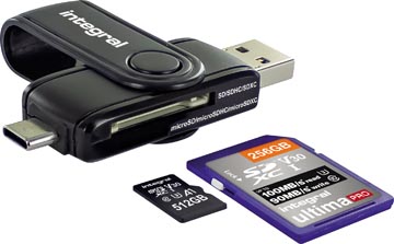 Integral Sd Lezer Usb3.0+Usb-C