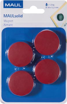 Maulsolid Magn 38Mm Rood Bl4