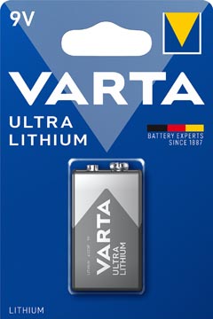 Varta Ultra Lithium 9V Bl1