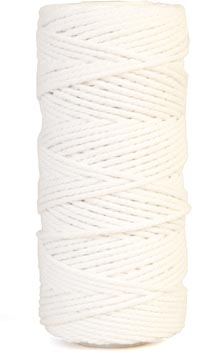 Macrametouw 200G 130M Wit