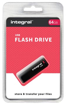 Integral Usb2 64Gb Zwart