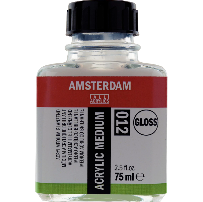 Amsterdam Acrylmedium Glanzend 012 Fles 75 Ml