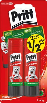 pritt plakstift 2x43g 2e/pr
