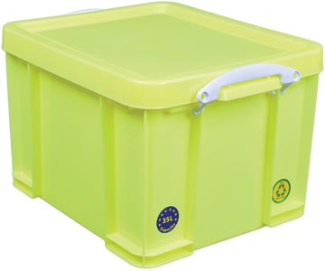 rub 35l opbergdoos neongeel