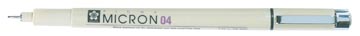 tekenstift pigma zwart 0,4mm