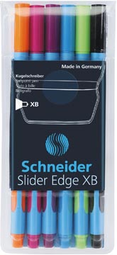 slider edge xb balpen etui 6x