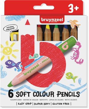 bruynz kids zacht kleurpotl 6x