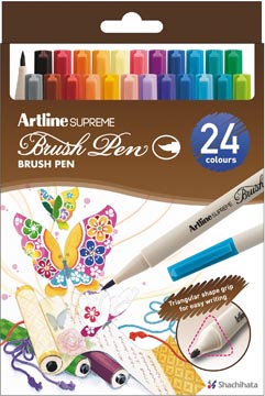artline supreme brushpen set24