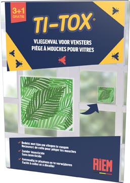 ti-tox antivlieg sticker 3+1gr