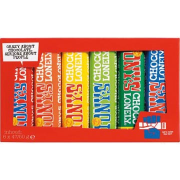 tony's chocolonely  47g 50g 6st