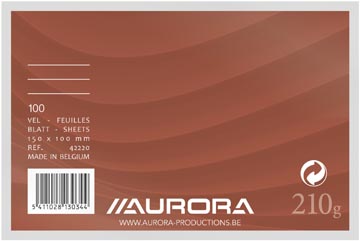 aurora fiche l 10x15 210g p100