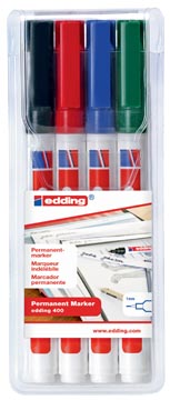edding perm marker 400 etui 4x