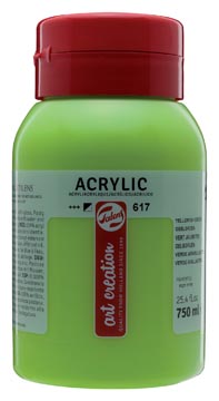 tac acrylverf 750ml geelgroen