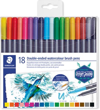 marsgraph duo brushpen 18x ass