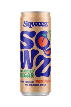 SQWZ WHITE PEACH BIO 25CL X12