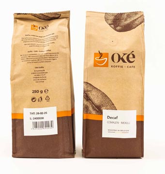 oke gem koffie 250g deca