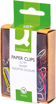 q-connect papierkl 32mm 75x as