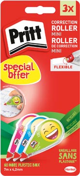 pritt mini correctieroller 2+1