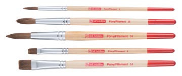 tac aquarelpenselen polyest 5x