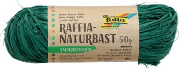 raffia 50gr smaragd groen