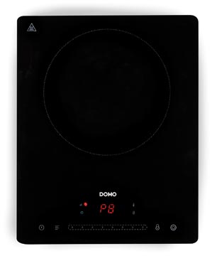 DOMO INDUCTIE ENKEL 2000W ZW