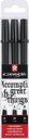 pigma calligrapher zwart 3x