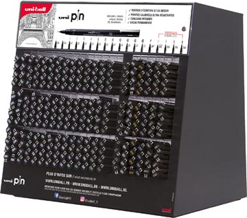 unipin fineliner zwart disp240