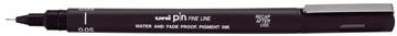unipin fineliner 0,05mm zwart