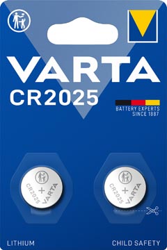 varta knoopcel cr2025 bl2