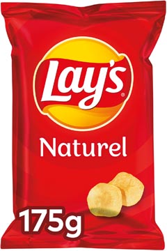 lays chips 175g naturel