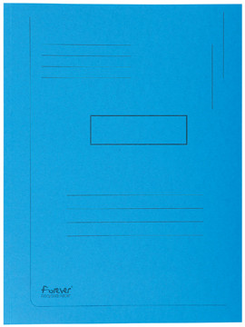 exacompta dossiermap forever 2 kleppen blauw