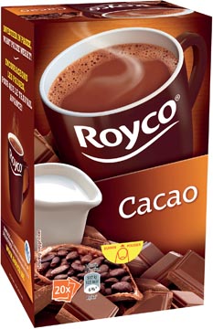 Royco Cacao, Pak Van 20 Zakjes
