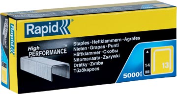 Rapid Nietjes 13/14, Gegalvaniseerd, Doos Van 5.000 Nietjes