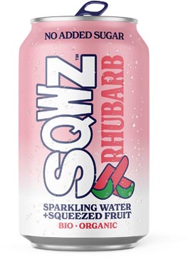 sqwz rhubarb bio 33cl x12