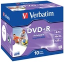dvd+r 4,7gb 16x jewel case 10x