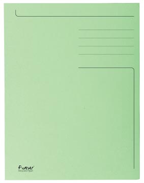 Exacompta dossiermap Foldyne ft 24 x 32 cm (voor ft A4), lichtgroen, pak van 50 stuks