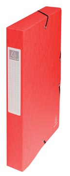 Exabox glanskarton elastiek 4 cm (rood)