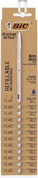 bic bp cristal renew blauw 12x