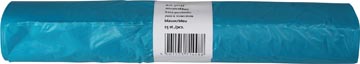 afvalzak 70x110 20mu blauw 25x