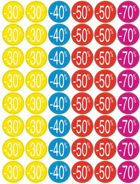 kortinglabel 240x 30-70 ass