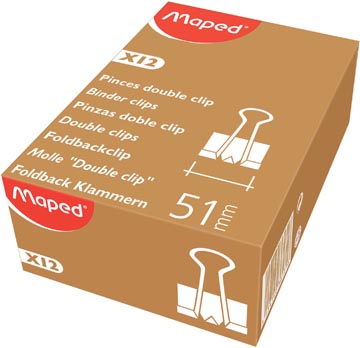 maped foldbackclip 51mm 12x