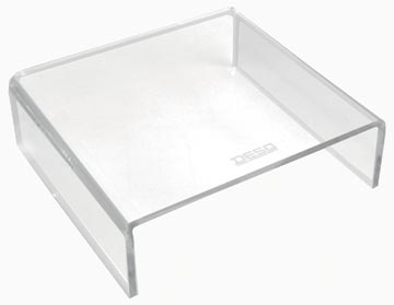 desq monitorstandaard acryl 2