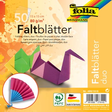 folia vouwpapier duo 50v