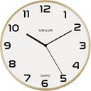 unilux baltic klok hout wit