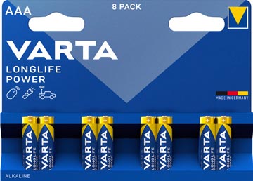 varta longlife power aaa bl8