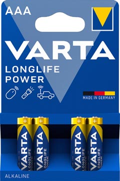 VARTA LONGLIFE POWER AAA BL4